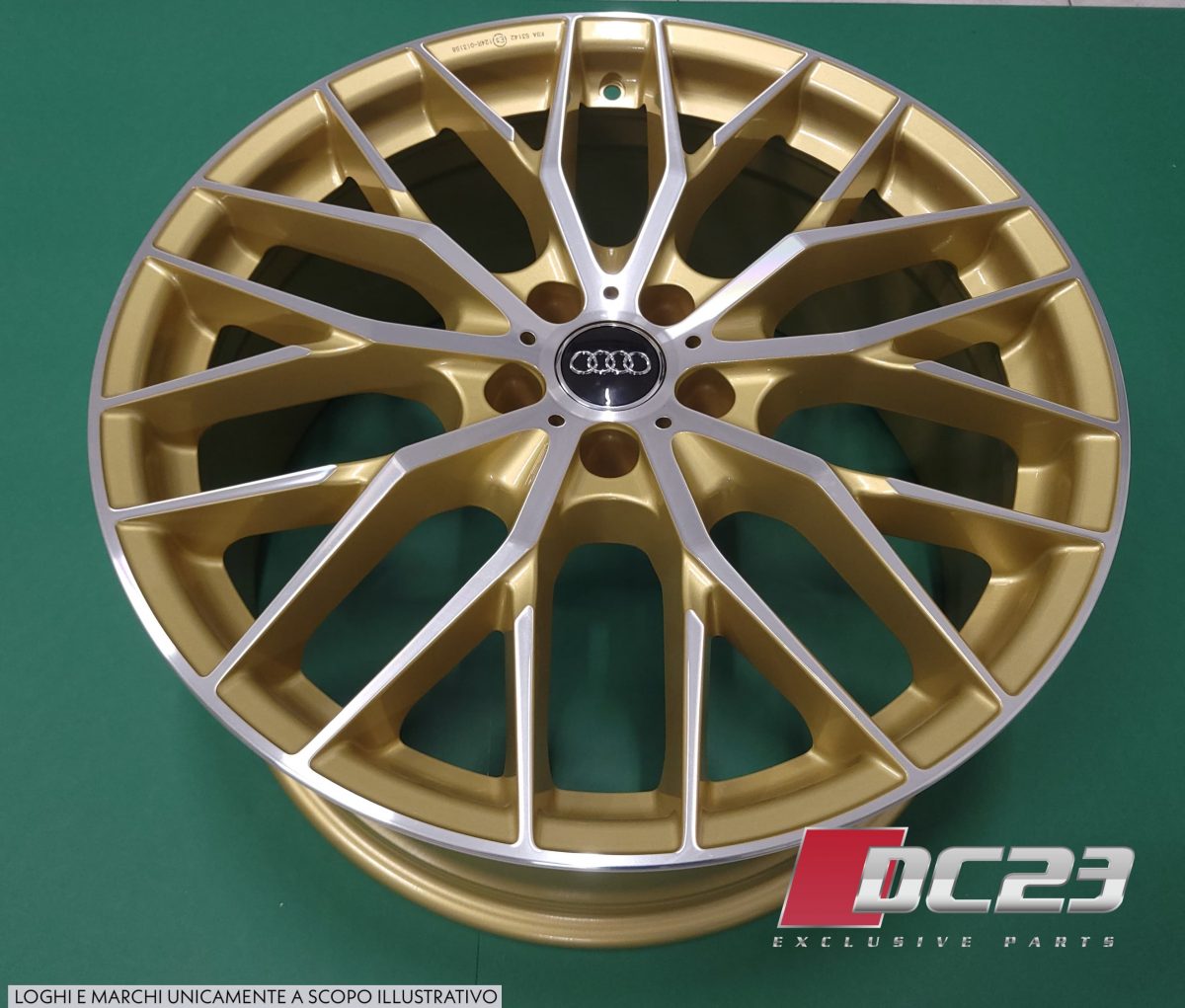 Cerchi in lega fondmetal makhai gold limited edition set da 4 - 9x20et 33