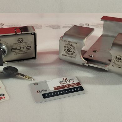 Blindatura antifurto corazzata per presa obd e centralina motore