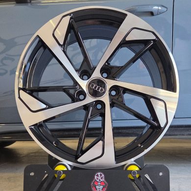 Set da 4 cerchi in lega 18" rs per audi vw seat cupra a3 s line s3 rs3 a4 a5 s5 a6 q2 q3 q5 tiguan t roc golf leon