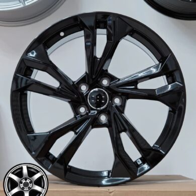 Set da 4 cerchi in lega 18" nero lucido per audi vw seat cupra a3 s line s3 rs3 a4 a5 s5 a6 q2 q3 q5 tiguan t roc golf