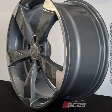 Set da 4 cerchi in lega 18" rotor per audi vw seat cupra a3 s3 rs3 a4 a5 a6 q2 q3 q5 tiguan t roc formentor