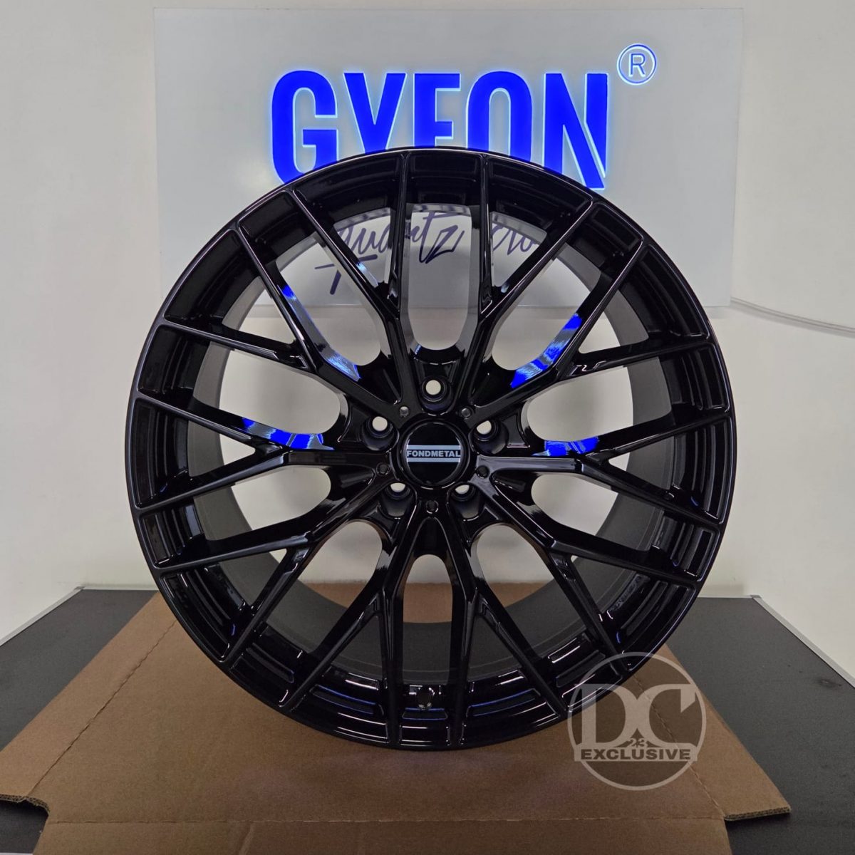 Set da 4 cerchi in lega fondmetal makhai 20 per audi a4 a5 a6 s6 a7 q3 q5 sq5