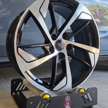 Set da 4 cerchi in lega 18" rs per audi vw seat cupra a3 s line s3 rs3 a4 a5 s5 a6 q2 q3 q5 tiguan t roc golf leon
