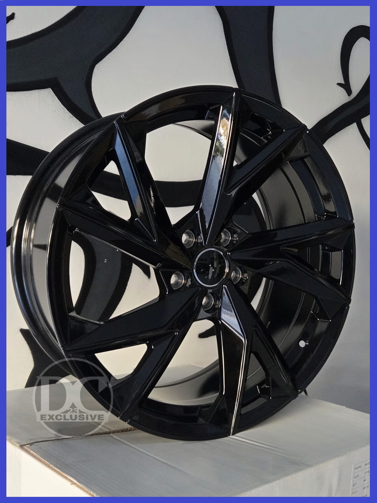 Set da 4 cerchi in lega 19" per audi vw seat cupra a3 s line s3 rs3 a4 a5 s5 a6 q2 q3 q5 tiguan t roc golf leon