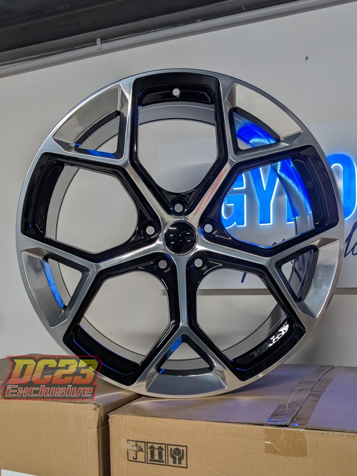Set da 4 cerchi in lega 19" rs perf per audi vw seat cupra a3 s3 rs3 a4 a5 a6 q2 q3 q5 tiguan t roc formentor