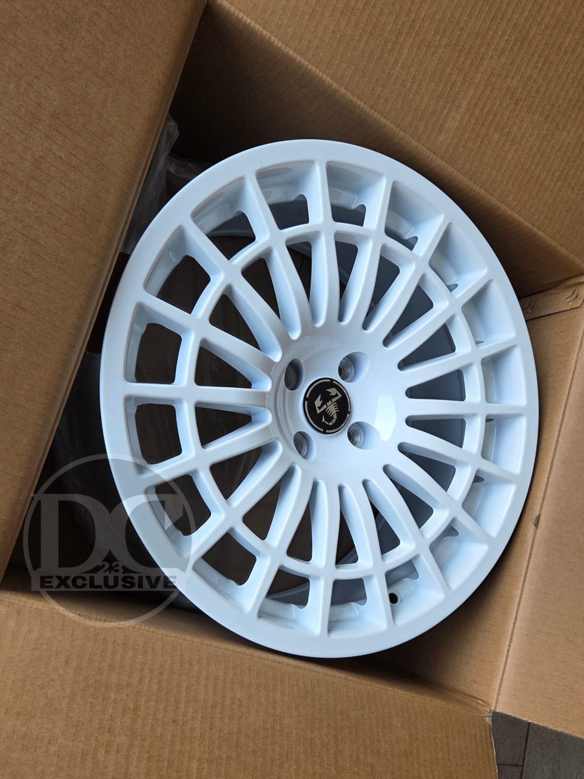 Set da 4 cerchi in lega 17" montecarlo per fiat 500 abarth e compatibili 4x98 delta style