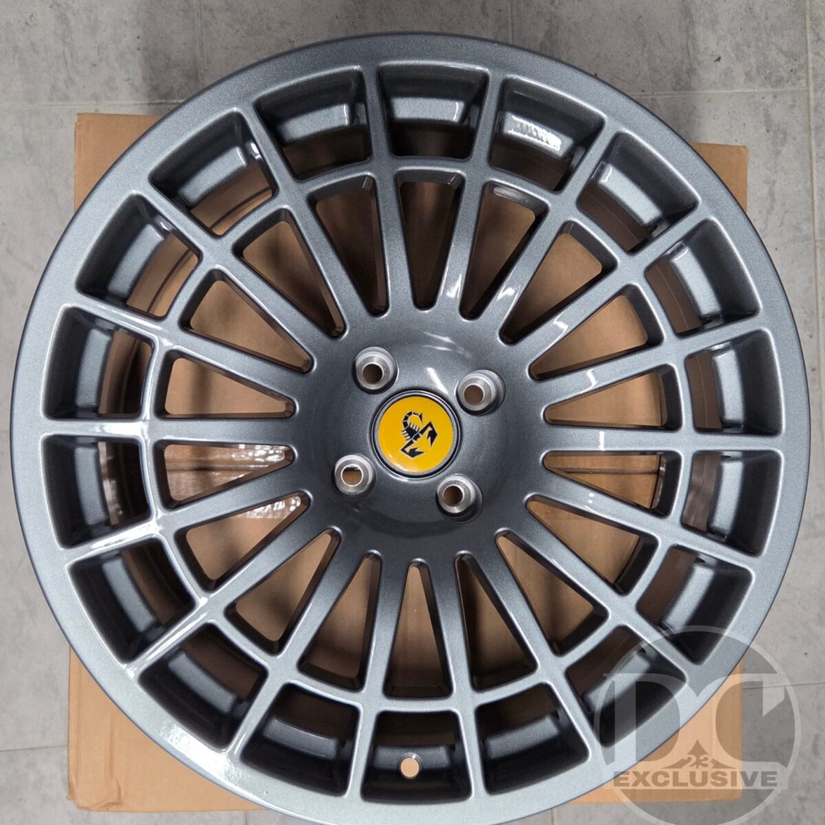 Set da 4 cerchi in lega 17" montecarlo per fiat 500 abarth e compatibili 4x98 delta style
