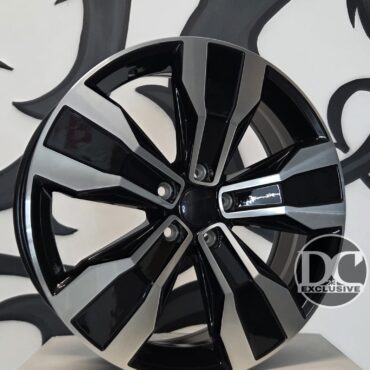 Set da 4 cerchi in lega 19" rotor nero lucido e diamantato per audi vw seat cupra a3 s line s3 rs3 a4 a5 s5 a6 q2 q3 q5 tiguan t roc golf leon (copia)