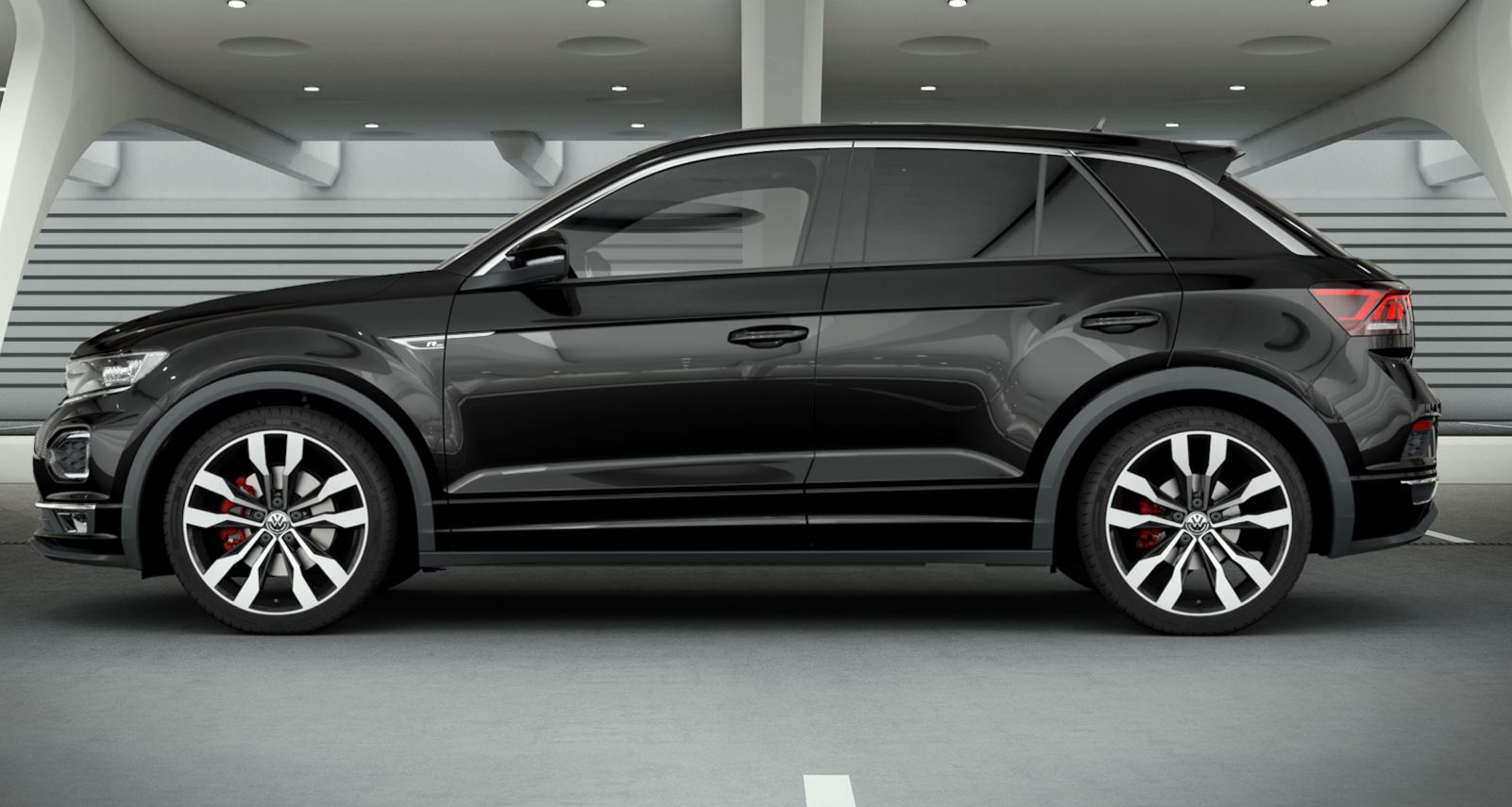 Set da 4 cerchi in lega 19" rotor nero lucido e diamantato per audi vw seat cupra a3 s line s3 rs3 a4 a5 s5 a6 q2 q3 q5 tiguan t roc golf leon (copia)