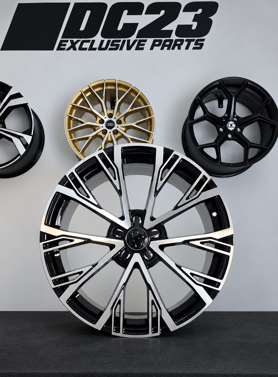 Set da 4 cerchi in lega 19" per audi vw seat cupra a3 s line s3 rs3 a4 a5 s5 a6 q2 q3 competition q5 tiguan t roc golf bmw