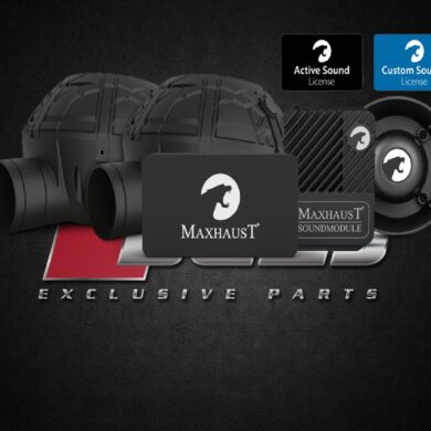 Active sound booster maxhaust kit completo