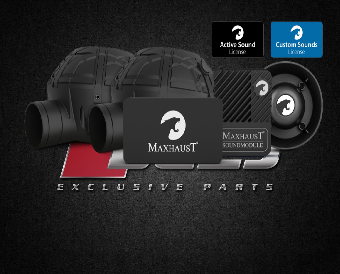Active sound booster maxhaust kit completo